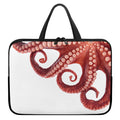 Tentacles Of Octopus Print Laptop Sleeve With Handle