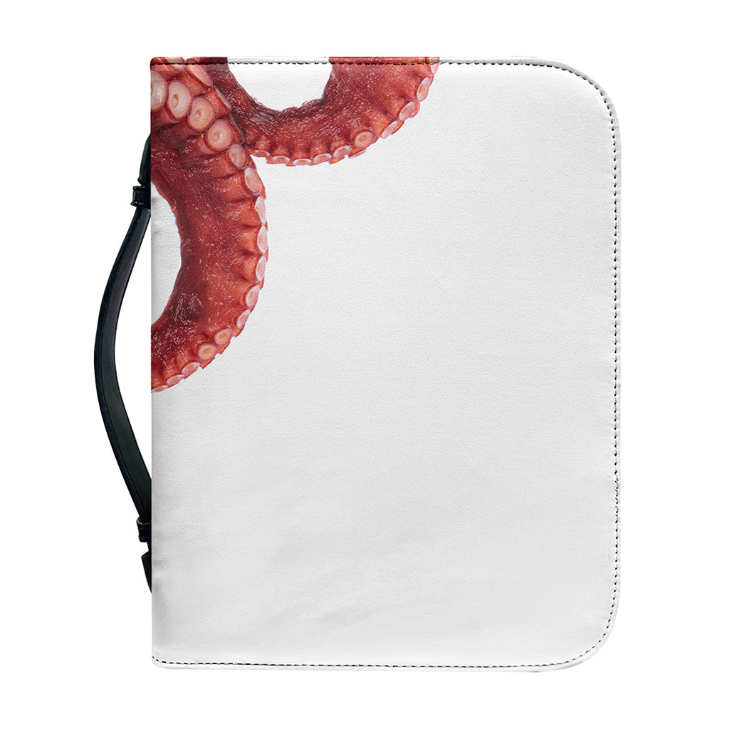 Tentacles Of Octopus Print Leather Bible Cover