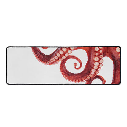 Tentacles Of Octopus Print Long Kitchen Mat