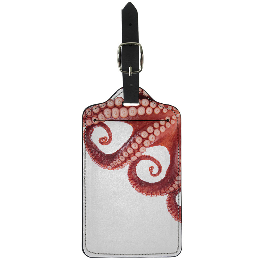 Tentacles Of Octopus Print Luggage Tag