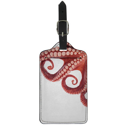Tentacles Of Octopus Print Luggage Tag