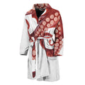 Tentacles Of Octopus Print Men's Bathrobe