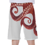 Tentacles Of Octopus Print Men's Beach Shorts