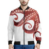 Tentacles Of Octopus Print Men's Bomber Jacket