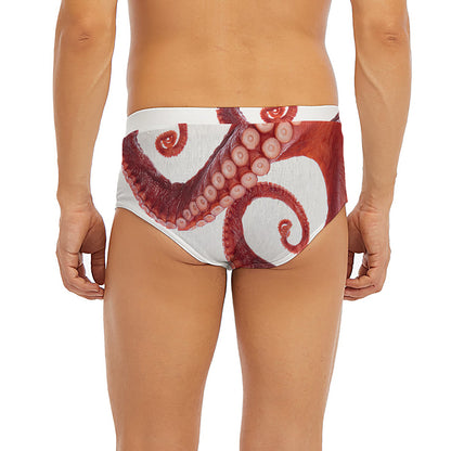 Tentacles Of Octopus Print Men's Briefs