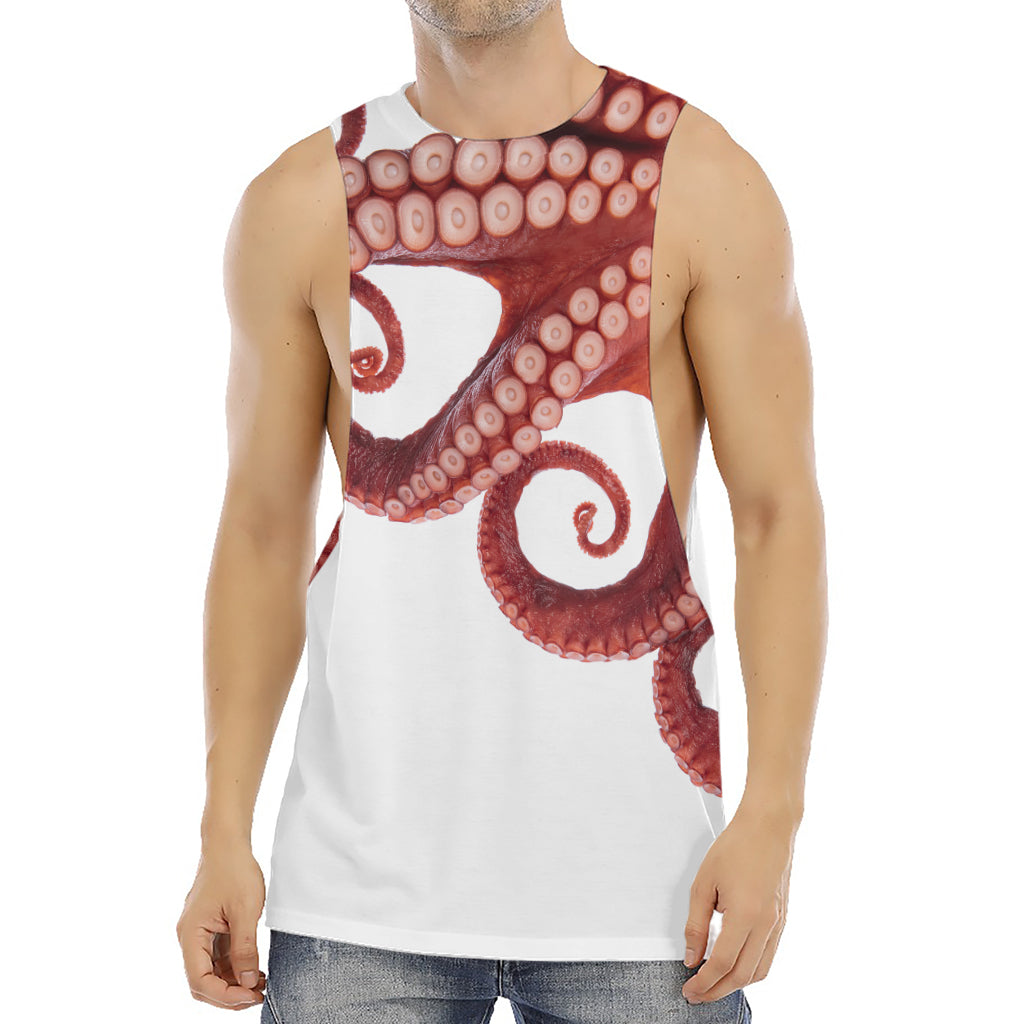 Tentacles Of Octopus Print Men's Muscle Tank Top