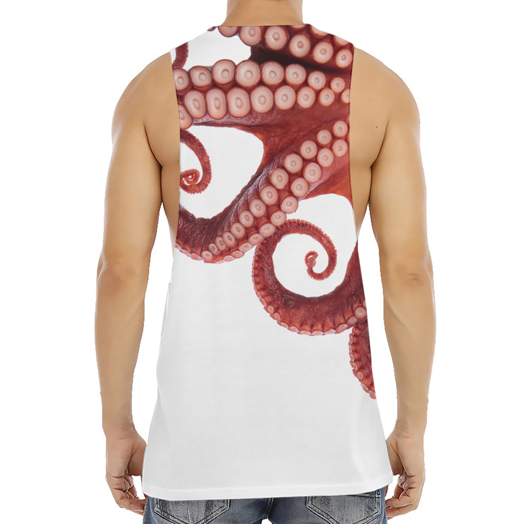 Tentacles Of Octopus Print Men's Muscle Tank Top