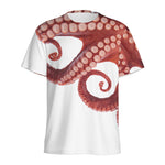 Tentacles Of Octopus Print Men's Sports T-Shirt