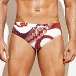 Tentacles Of Octopus Print Men's Swim Briefs