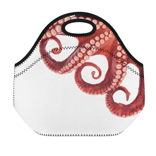 Tentacles Of Octopus Print Neoprene Lunch Bag