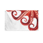 Tentacles Of Octopus Print Polyester Flag