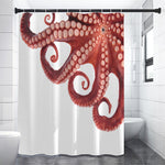 Tentacles Of Octopus Print Premium Shower Curtain
