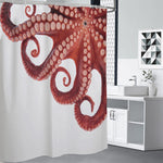 Tentacles Of Octopus Print Premium Shower Curtain