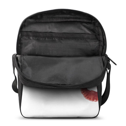 Tentacles Of Octopus Print Rectangular Crossbody Bag