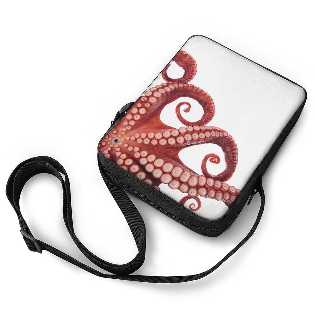 Tentacles Of Octopus Print Rectangular Crossbody Bag
