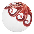 Tentacles Of Octopus Print Round Blanket