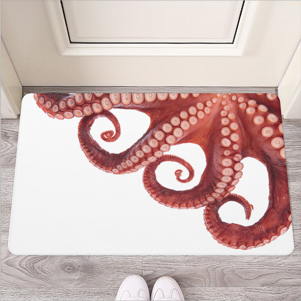 Tentacles Of Octopus Print Rubber Doormat