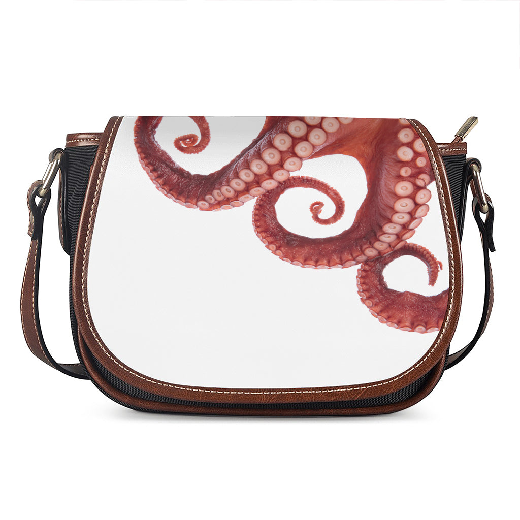 Tentacles Of Octopus Print Saddle Bag