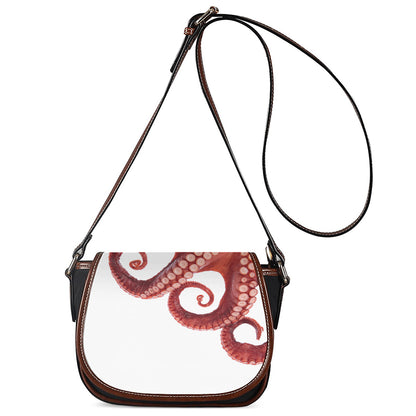 Tentacles Of Octopus Print Saddle Bag