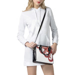 Tentacles Of Octopus Print Shoulder Handbag