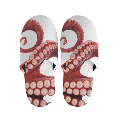 Tentacles Of Octopus Print Slippers