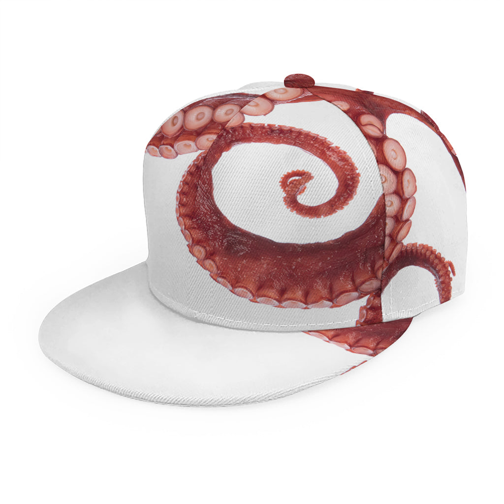 Tentacles Of Octopus Print Snapback Cap