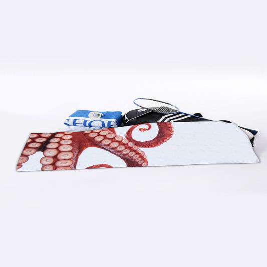 Tentacles Of Octopus Print Sports Towel