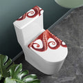 Tentacles Of Octopus Print Toilet Lid And Tank Cover Set