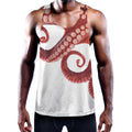 Tentacles Of Octopus Print Men's Workout Tank Top