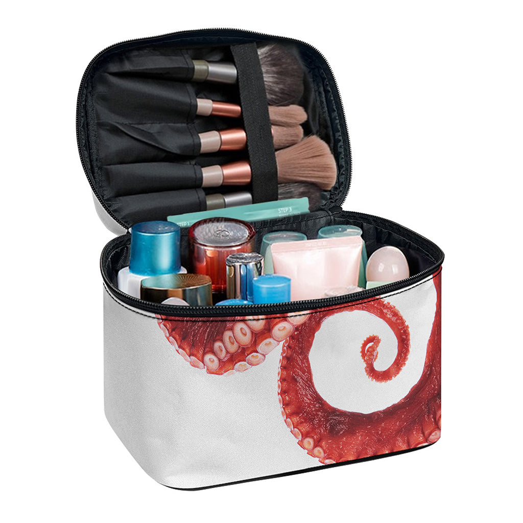 Tentacles Of Octopus Print Travel Makeup Bag