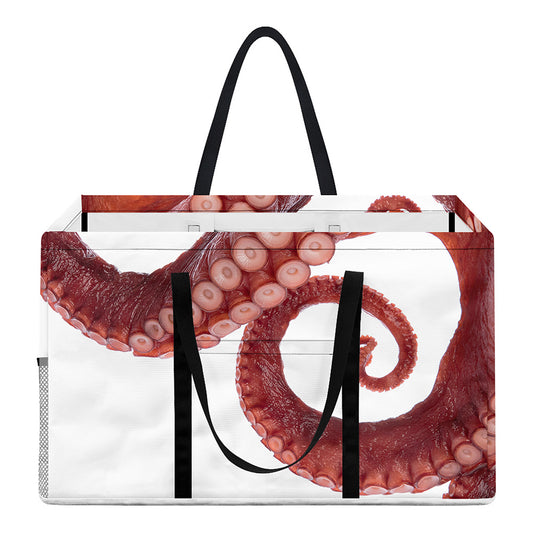 Tentacles Of Octopus Print Utility Tote Bag