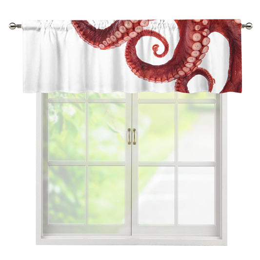 Tentacles Of Octopus Print Window Valance
