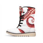 Tentacles Of Octopus Print Winter Boots