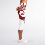 Tentacles Of Octopus Print Women's Capri Leggings