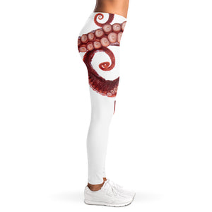 Tentacles Of Octopus Print Women's Leggings