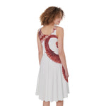 Tentacles Of Octopus Print Women's Sleeveless Dress