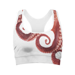Tentacles Of Octopus Print Women's Sports Bra