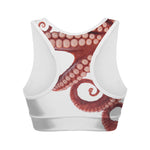 Tentacles Of Octopus Print Women's Sports Bra