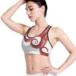 Tentacles Of Octopus Print Women's Sports Bra