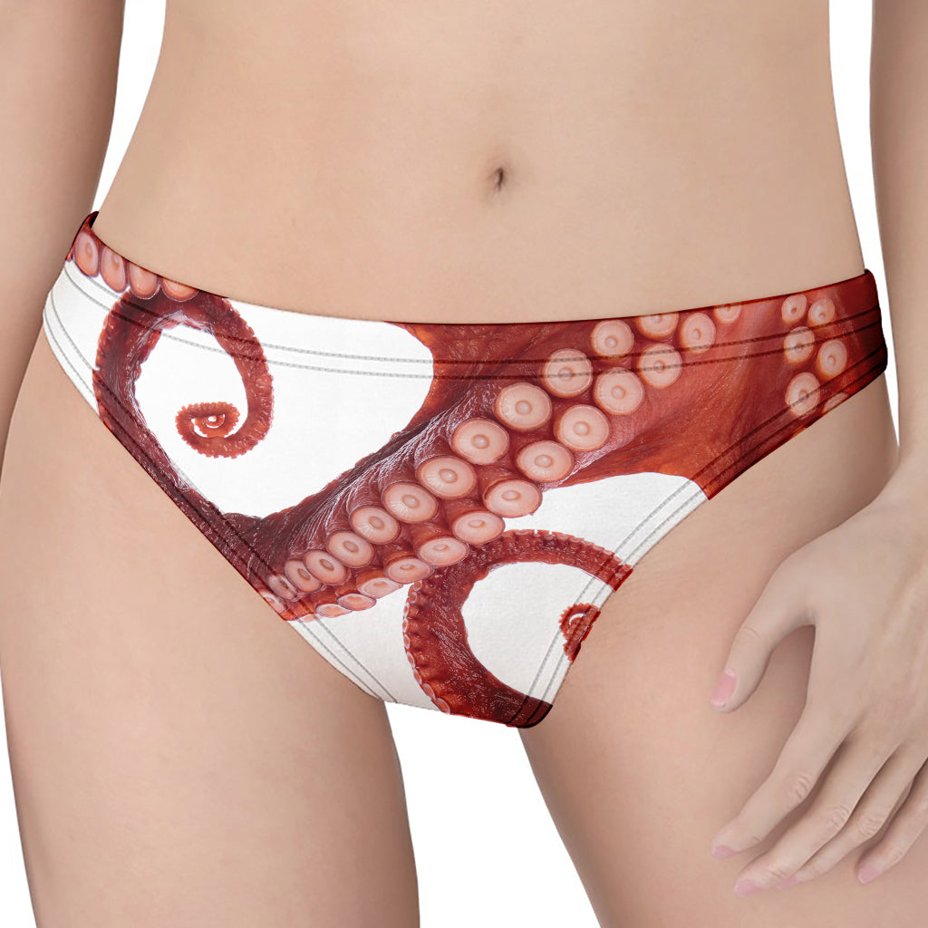 Tentacles Of Octopus Print Women's Thong