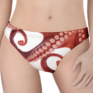 Tentacles Of Octopus Print Women's Thong