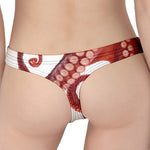 Tentacles Of Octopus Print Women's Thong