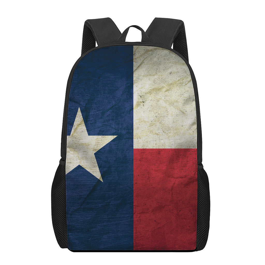 Texas Flag Print 17 Inch Backpack