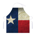 Texas Flag Print Adjustable Apron