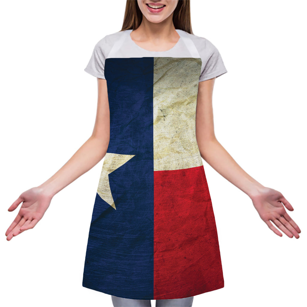 Texas Flag Print Adjustable Apron