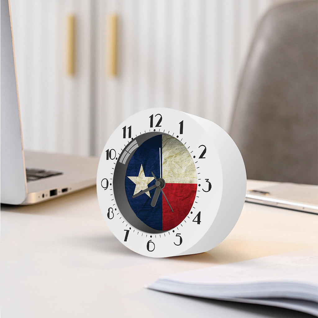 Texas Flag Print Alarm Clock