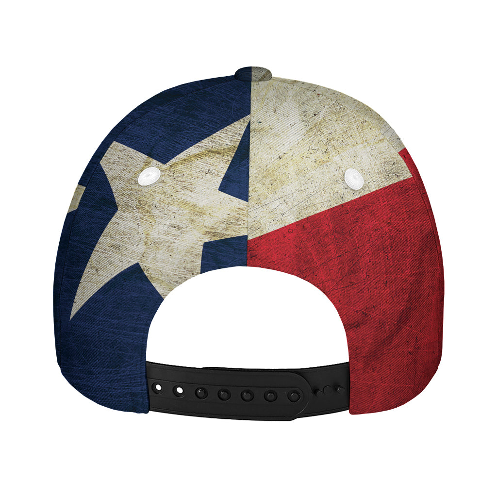 Texas Flag Print Baseball Cap