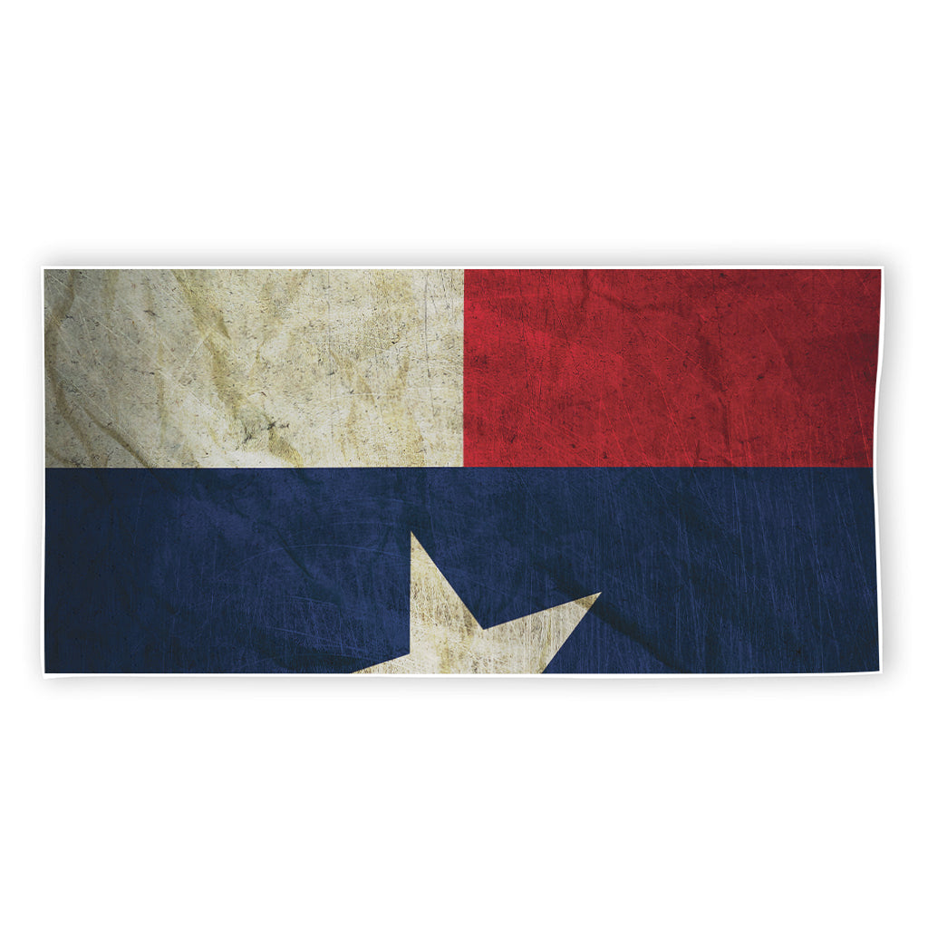 Texas Flag Print Beach Towel