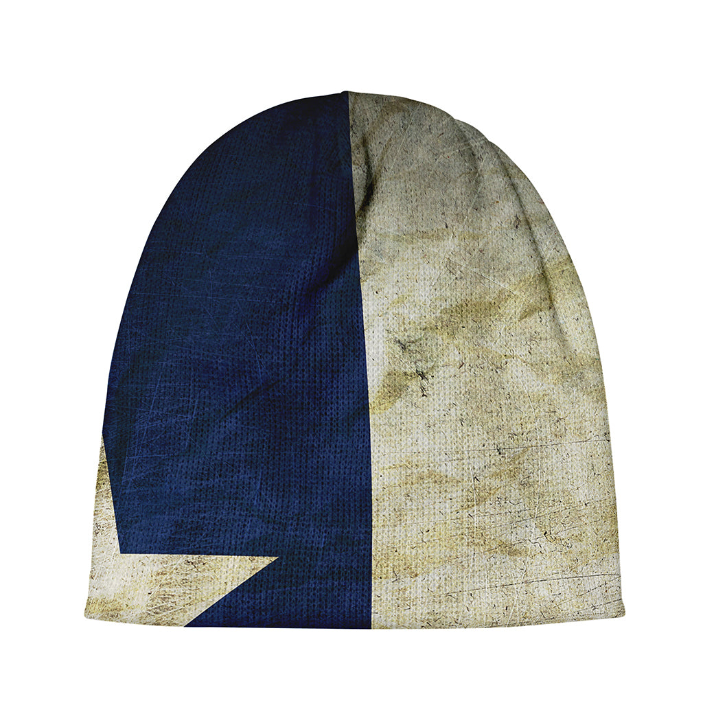 Texas Flag Print Beanie