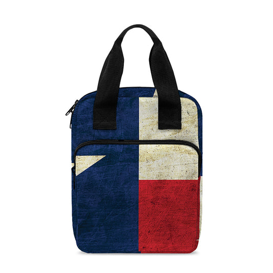 Texas Flag Print Bible Tote Bag